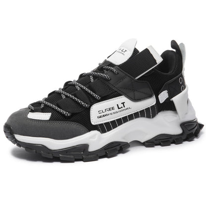 Men's Retro Chunky Trainers – Thick Sole Mesh Sports Shoes