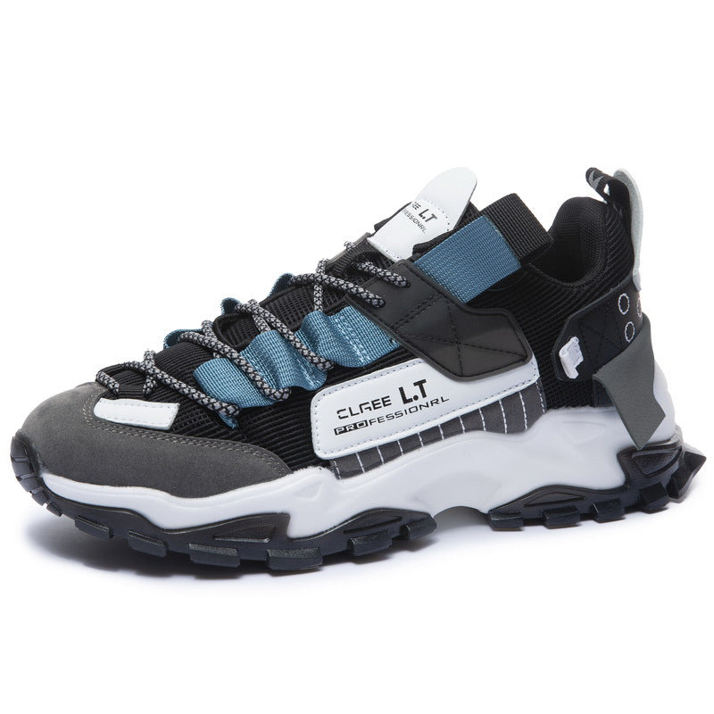Men's Retro Chunky Trainers – Thick Sole Mesh Sports Shoes