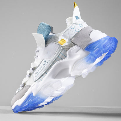 Men's Retro Chunky Trainers – Thick Sole Mesh Sports Shoes