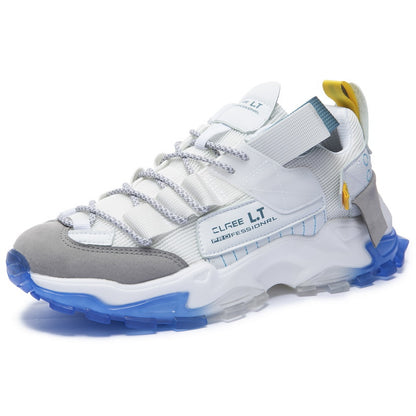 Men's Retro Chunky Trainers – Thick Sole Mesh Sports Shoes