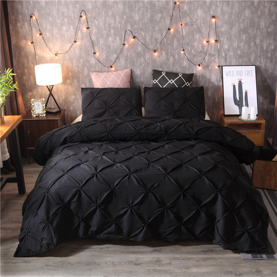 Plain Colour Duvet Cover Bedding Set | 8 Colours, 5 Sizes