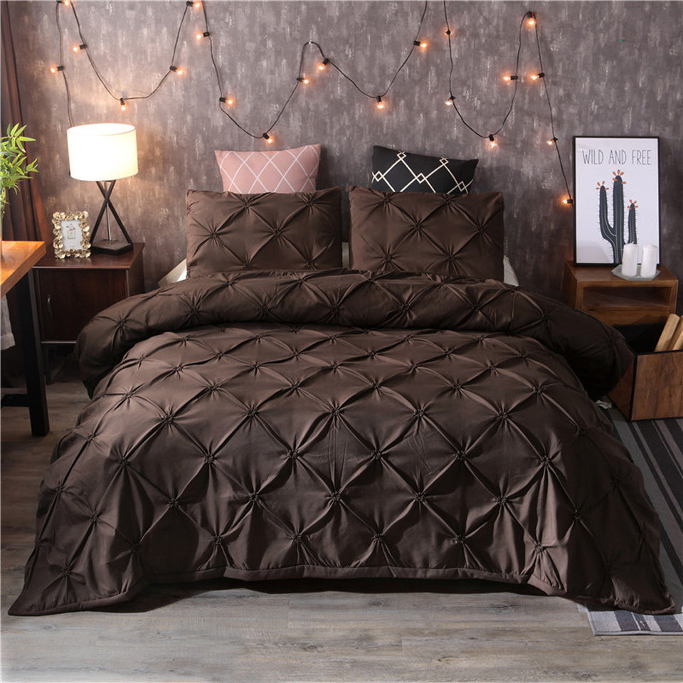 Plain Colour Duvet Cover Bedding Set | 8 Colours, 5 Sizes