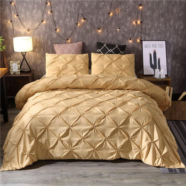 Plain Colour Duvet Cover Bedding Set | 8 Colours, 5 Sizes