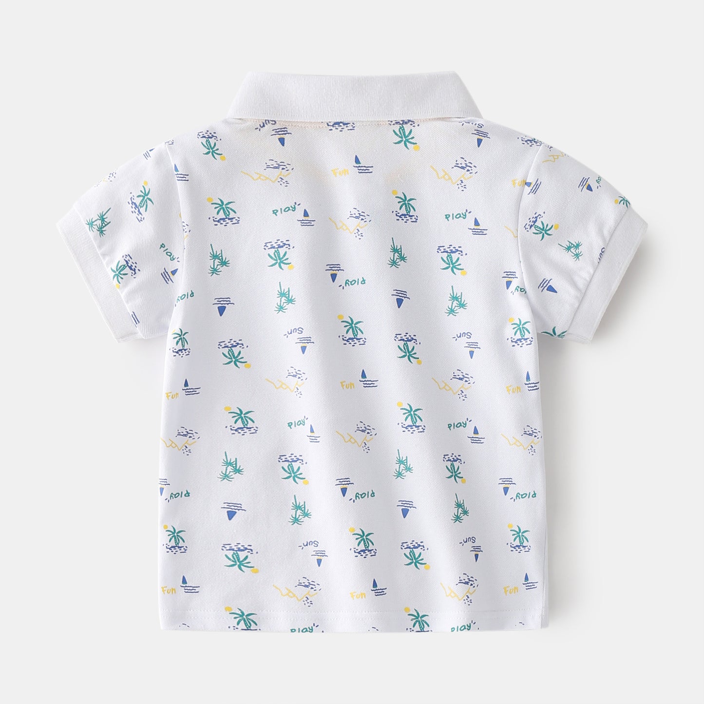 Boys Cotton Short-Sleeve Polo Shirt | Kids Summer Polo