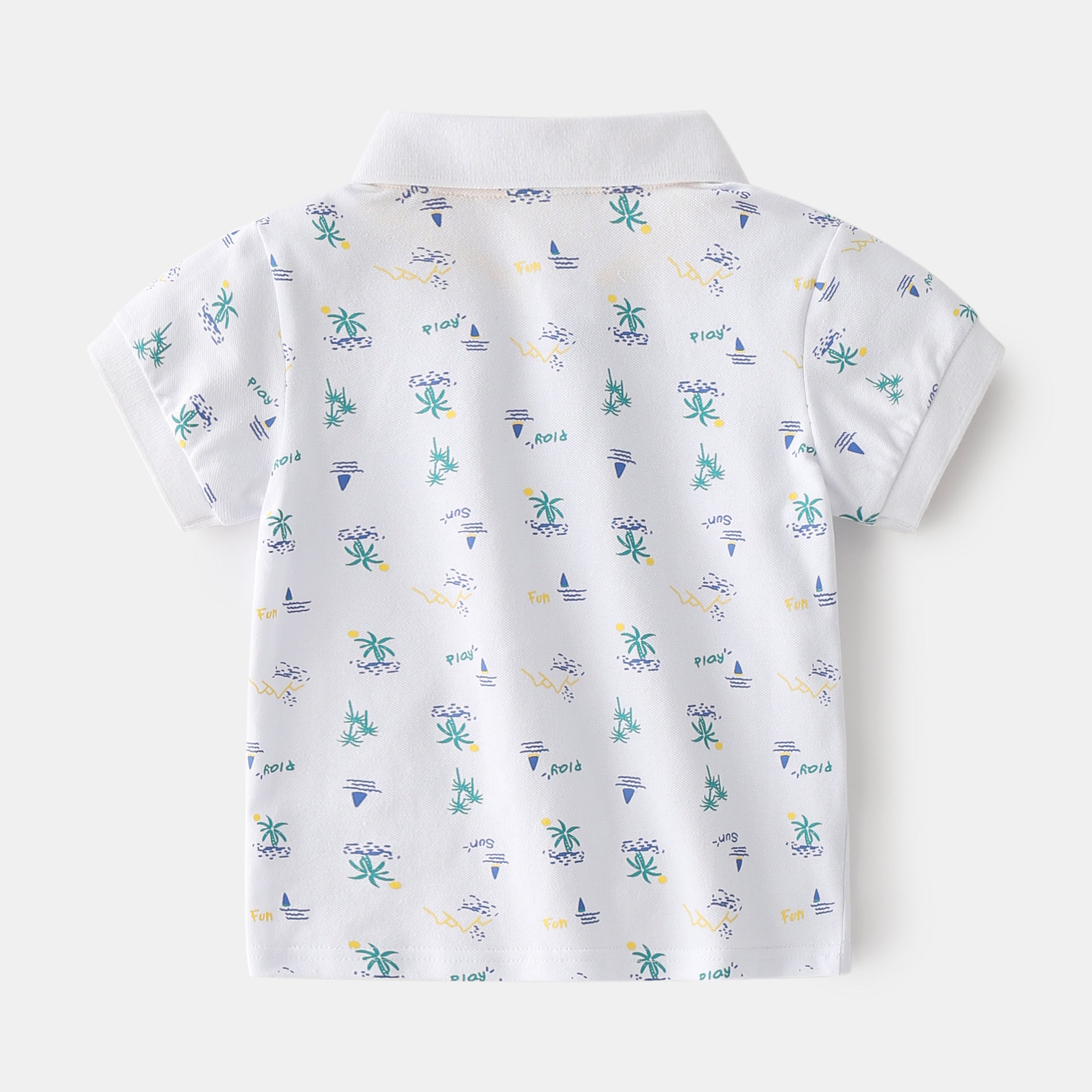 Boys Cotton Short-Sleeve Polo Shirt | Kids Summer Polo
