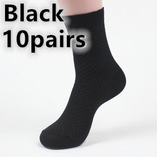 Men's Bamboo Fibre Business Socks – 5 Colours, Multi-Pack