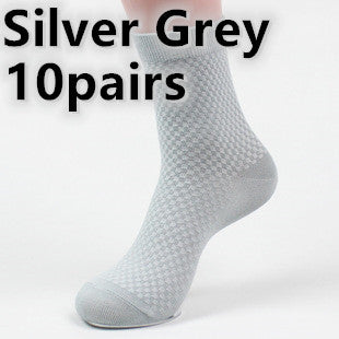 Men's Bamboo Fibre Business Socks – 5 Colours, Multi-Pack