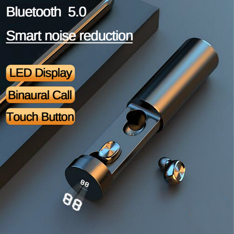 Bluetooth 5.0 Wireless Earbuds | 9D HIFI Sport & Gaming Earphones | Black