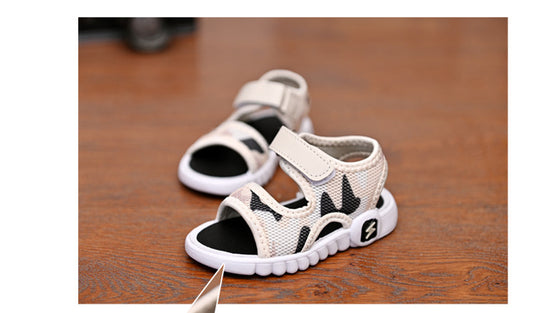 Children's Camouflage Velcro Sandals | Lightweight Beach Shoes