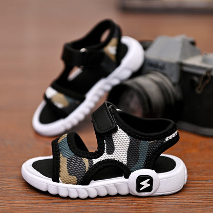 Children's Camouflage Velcro Sandals | Lightweight Beach Shoes