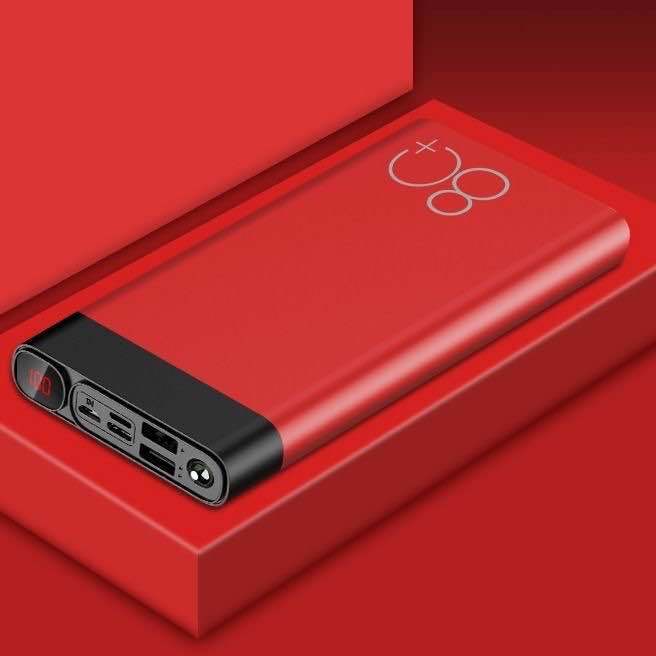 20,000mAh Fast Charge Power Bank – LED Torch, Digital Display & Multi-USB