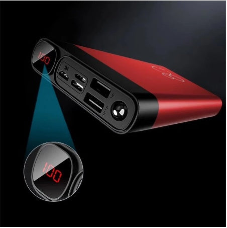 20,000mAh Fast Charge Power Bank – LED Torch, Digital Display & Multi-USB