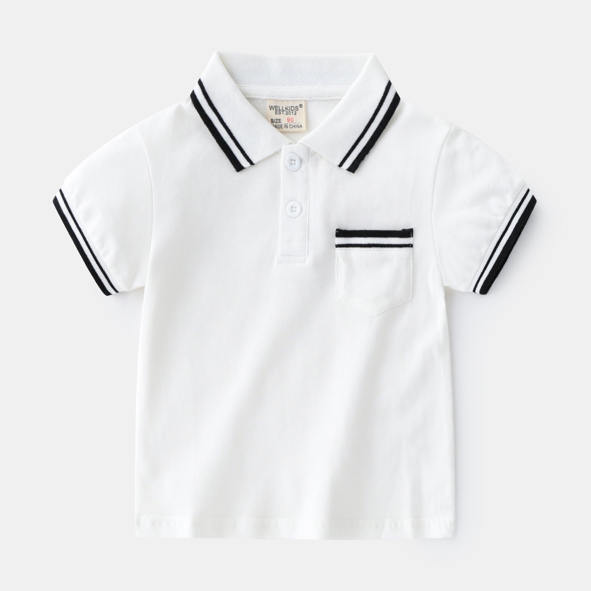 Boys' Short Sleeve Cotton T-Shirt | Round Neck Summer Kids Tee