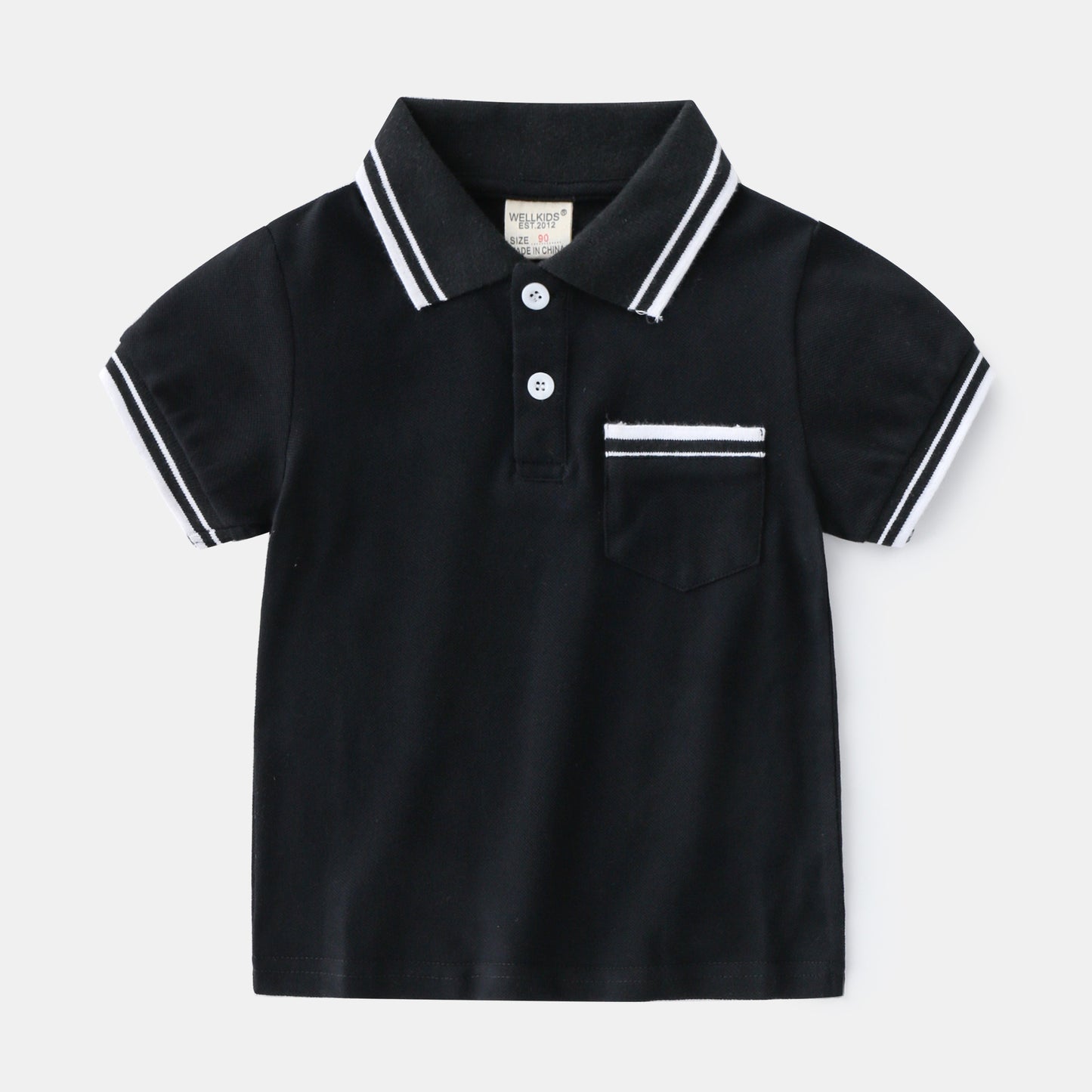 Boys' Short Sleeve Cotton T-Shirt | Round Neck Summer Kids Tee