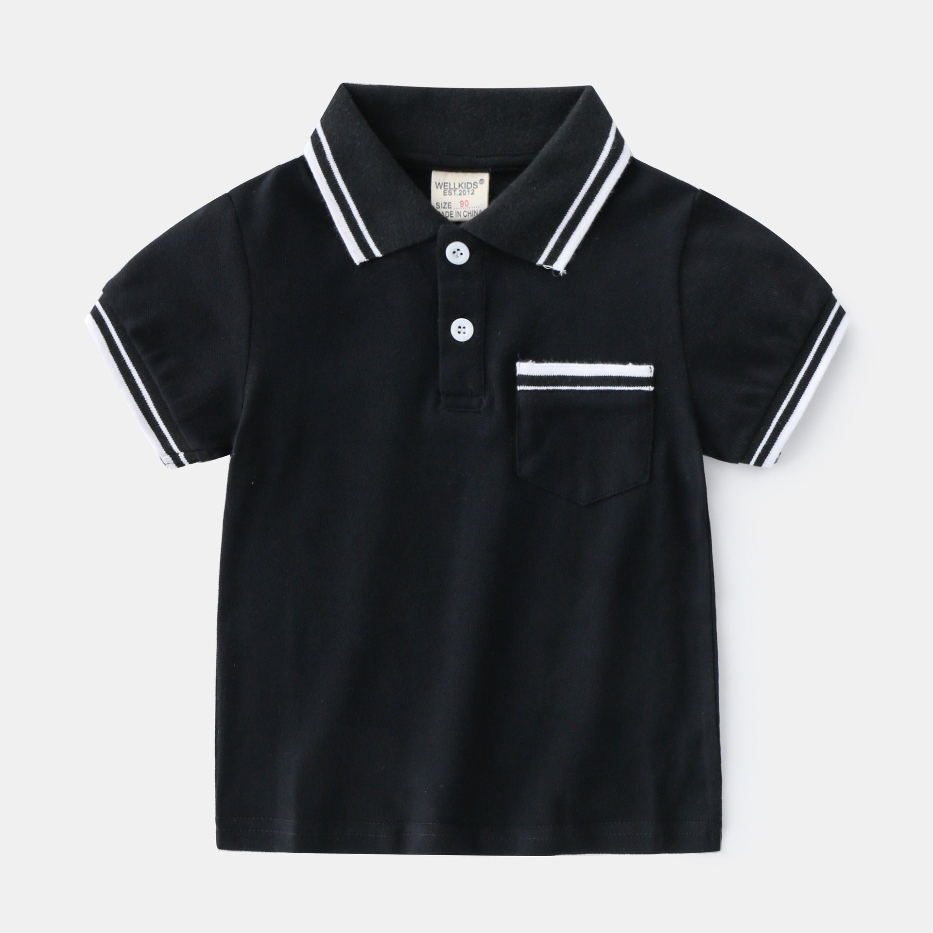 Boys' Short Sleeve Cotton T-Shirt | Round Neck Summer Kids Tee