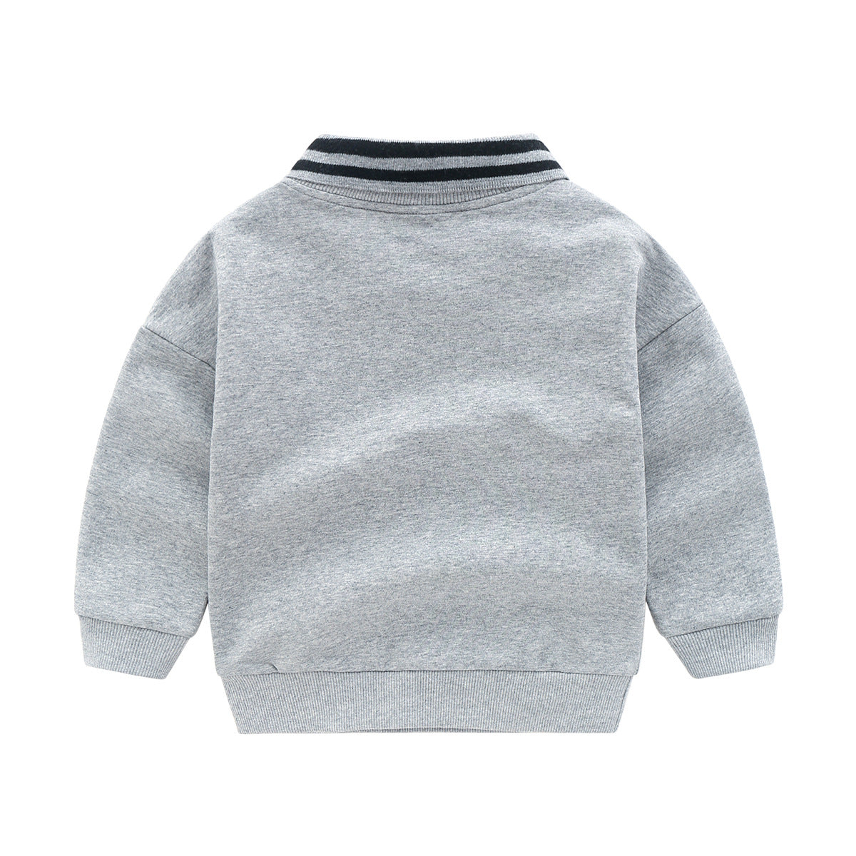 Children's Striped Cartoon Cotton Pullover Sweatshirt | Kids Top