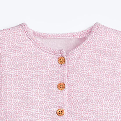 Girls Bunny Cartoon Print Cotton T-Shirt – Summer Top