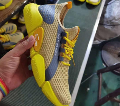 Men's Korean-Style Youth Trend Trainers – Breathable Lace-Up Casual Shoes