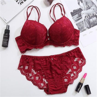 Lace Underwired Bra with Gather and Lift | 6 Colours