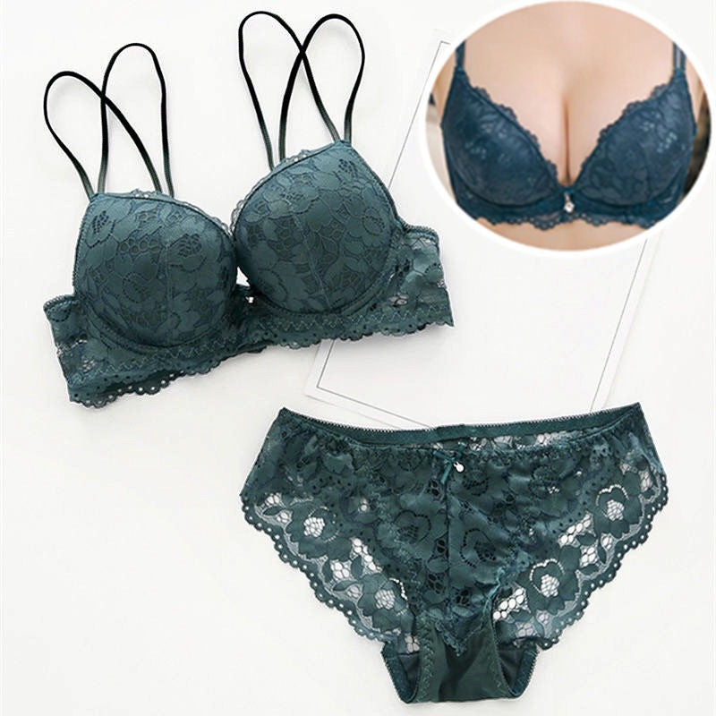 Lace Underwired Bra with Gather and Lift | 6 Colours
