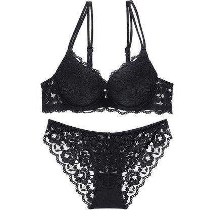 Lace Underwired Bra with Gather and Lift | 6 Colours