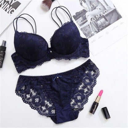 Lace Underwired Bra with Gather and Lift | 6 Colours