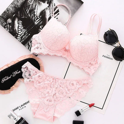 Lace Underwired Bra with Gather and Lift | 6 Colours