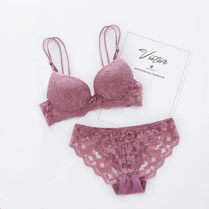Lace Underwired Bra with Gather and Lift | 6 Colours