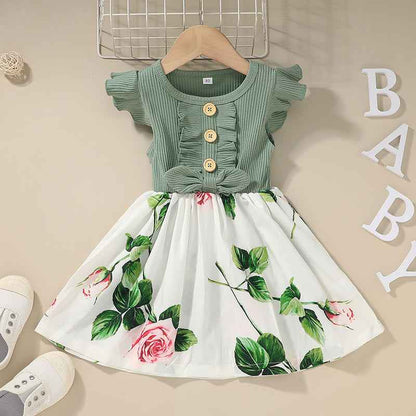 Girls Sleeveless Summer Dress – Toddler & Kids Casual Sundress
