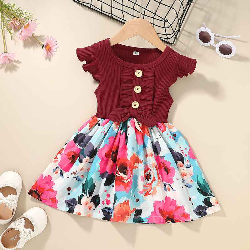 Girls Sleeveless Summer Dress – Toddler & Kids Casual Sundress