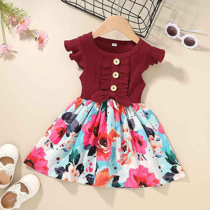 Girls Sleeveless Summer Dress – Toddler & Kids Casual Sundress