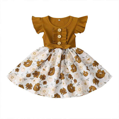 Girls Sleeveless Summer Dress – Toddler & Kids Casual Sundress