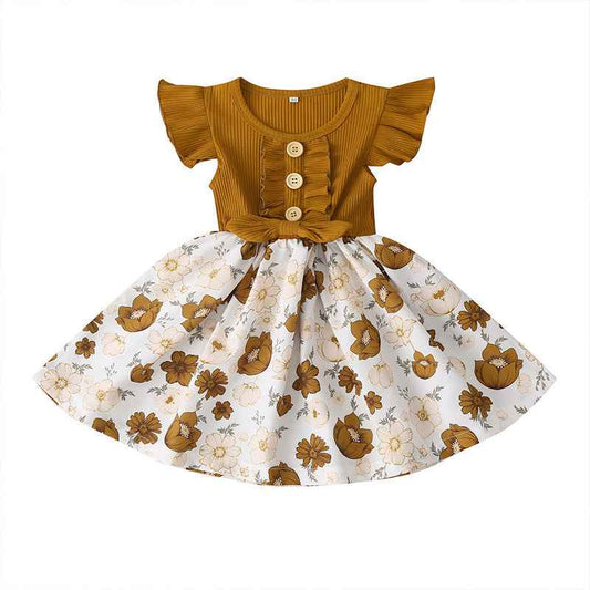 Girls Sleeveless Summer Dress – Toddler & Kids Casual Sundress
