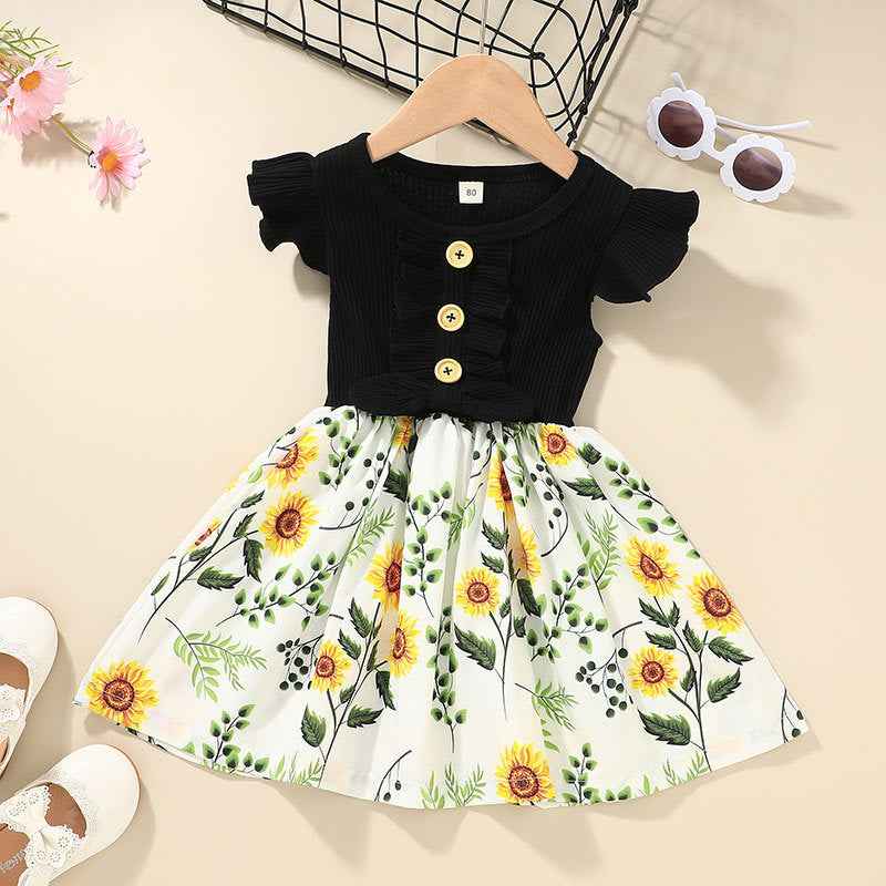Girls Sleeveless Summer Dress – Toddler & Kids Casual Sundress