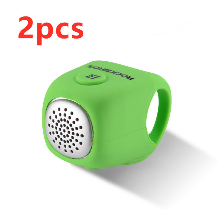Silicone Bicycle Bell – Elastic Handlebar Horn Black, Blue, Green & Red
