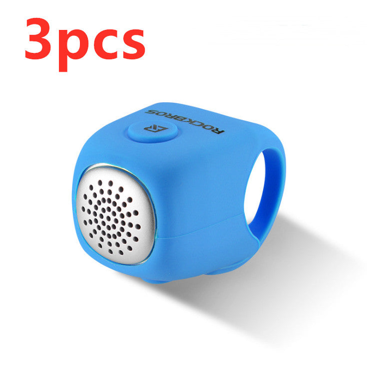 Silicone Bicycle Bell – Elastic Handlebar Horn Black, Blue, Green & Red