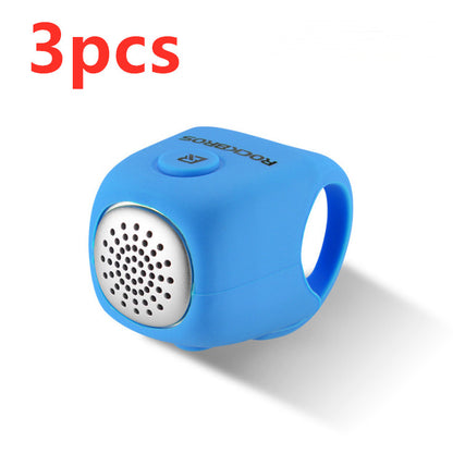 Silicone Bicycle Bell – Elastic Handlebar Horn Black, Blue, Green & Red