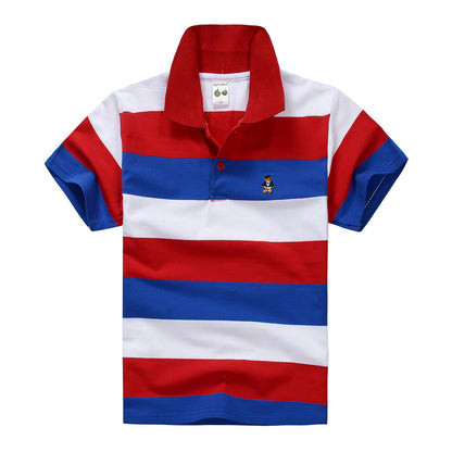 Children's Short Sleeve Fashion Polo Shirt | Soft Cotton, 5 Colours