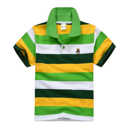 Children's Short Sleeve Fashion Polo Shirt | Soft Cotton, 5 Colours