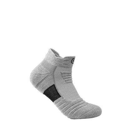 Men’s Towel-Bottom Sports Socks Boat Ankle Mid-Tube 14 Colours