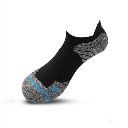 Men’s Towel-Bottom Sports Socks Boat Ankle Mid-Tube 14 Colours
