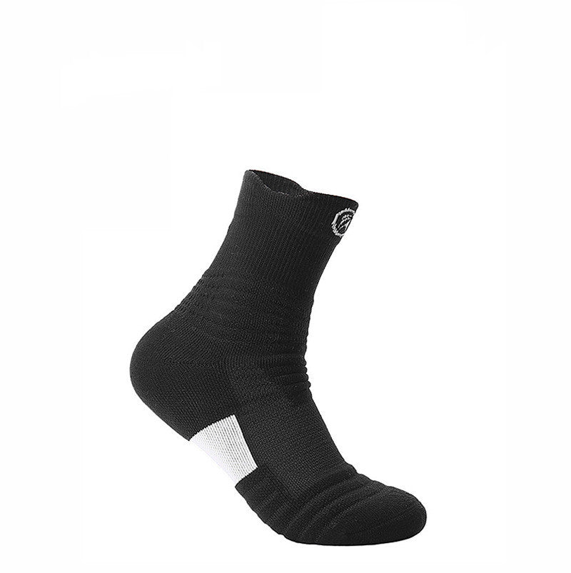 Men’s Towel-Bottom Sports Socks Boat Ankle Mid-Tube 14 Colours