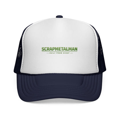 Scrapmetalman Logo Mesh Trucker Cap | Breathable Snapback