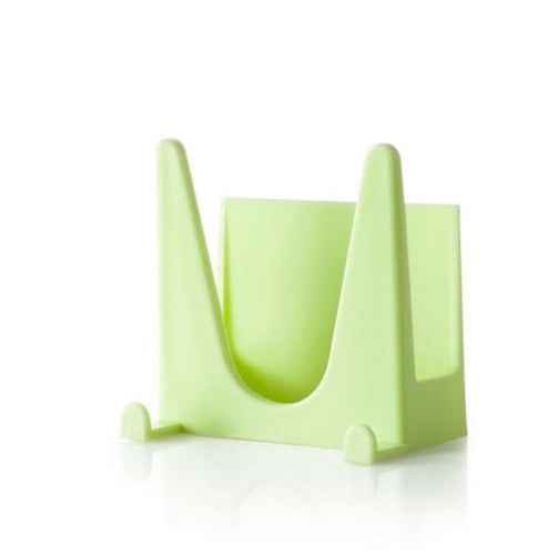 Wall-Mounted Pot Lid & Kitchen Utensil Holder – Adhesive PP Cabinet Organiser