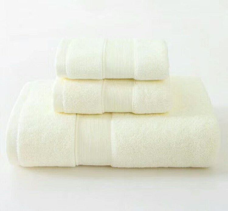 Extra Thick Pure Cotton Bath Towel | Soft & Absorbent | 70×140cm