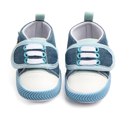 Baby Cartoon Canvas Walking Shoes | Anti-Slip First Walkers 11-13cm