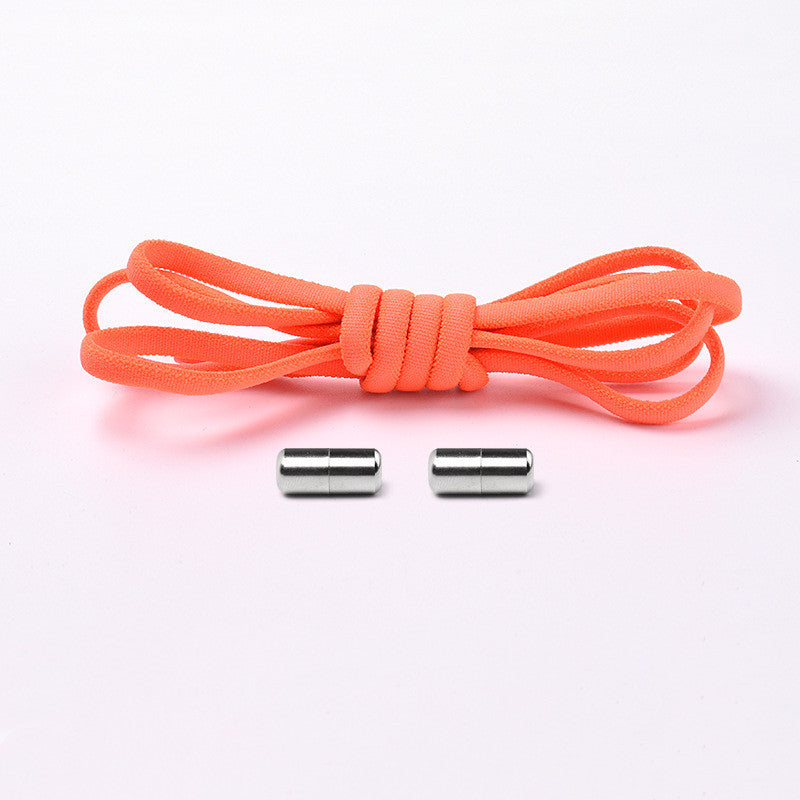 Elastic No-Tie Shoelaces – Half-Round Capsule Lock, 22 Colours