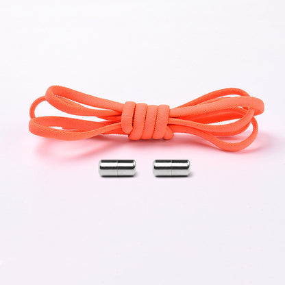 Elastic No-Tie Shoelaces – Half-Round Capsule Lock, 22 Colours