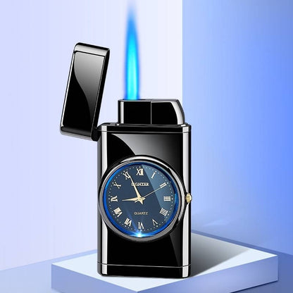 2-in-1 Watch Lighter with Butane Torch Flame