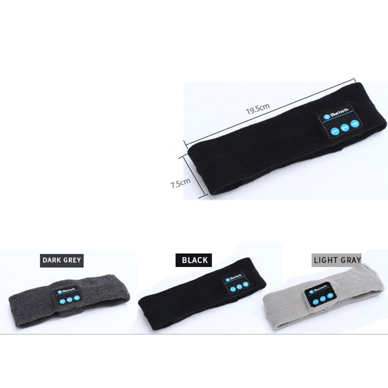 Bluetooth Music Headband with Built-In Speakers